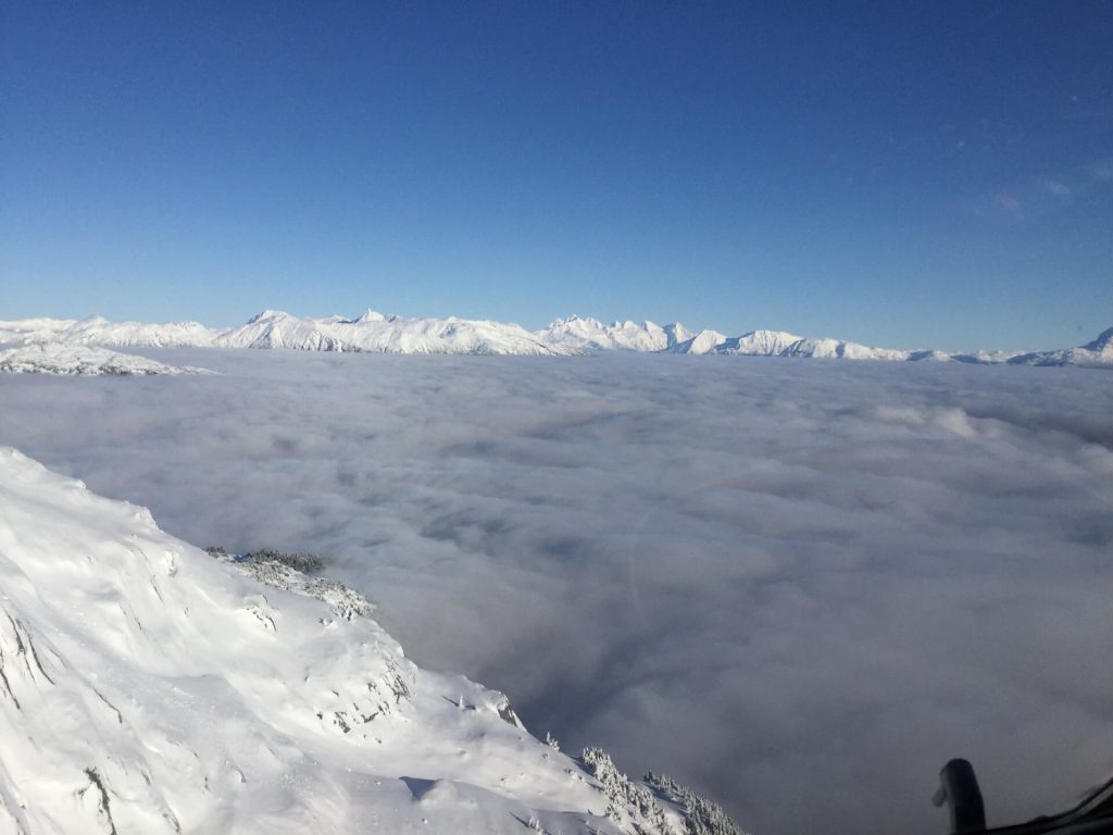 snowy mountains, Tyhee Forestry, Smithers BC